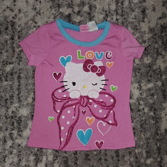 3 for 12 ||| Girls Hello Kitty Top M - Picture 1 of 5